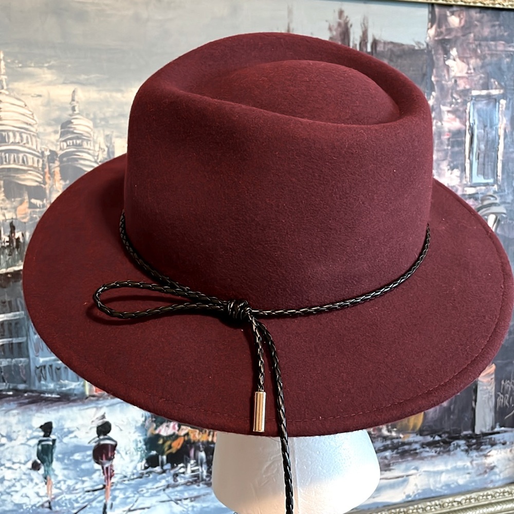 Summer Rose Wool Fedora